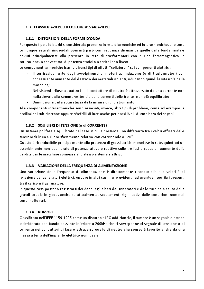 Estratto dalla tesi: Buchi di Tensione - Caratterizzazione dei buchi di tensione, analisi e valutazione dei dati relativi a questi disturbi di Power Quality estrapolati dal sito QuEEN