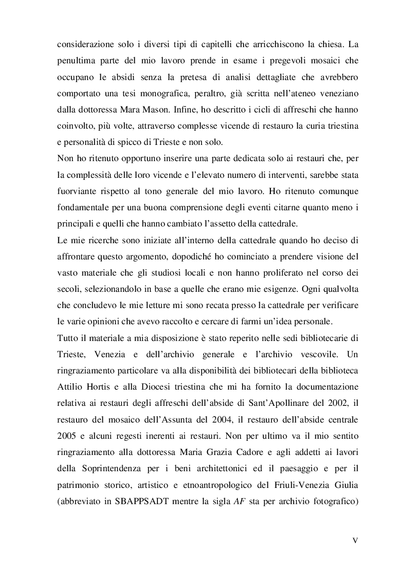 Anteprima della tesi: La cattedrale di San Giusto a Trieste, Pagina 3