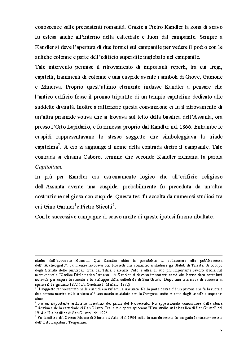 Anteprima della tesi: La cattedrale di San Giusto a Trieste, Pagina 7