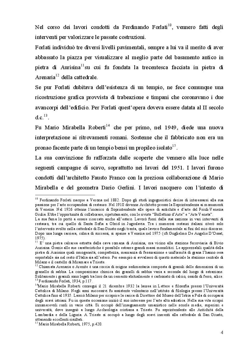 Anteprima della tesi: La cattedrale di San Giusto a Trieste, Pagina 8