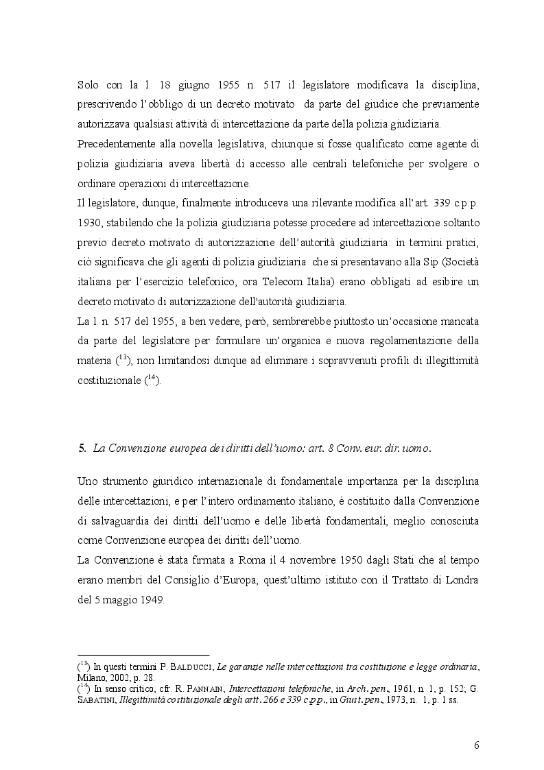 Anteprima della tesi: Le intercettazioni (passato, presente e futuro tecnologico), Pagina 10