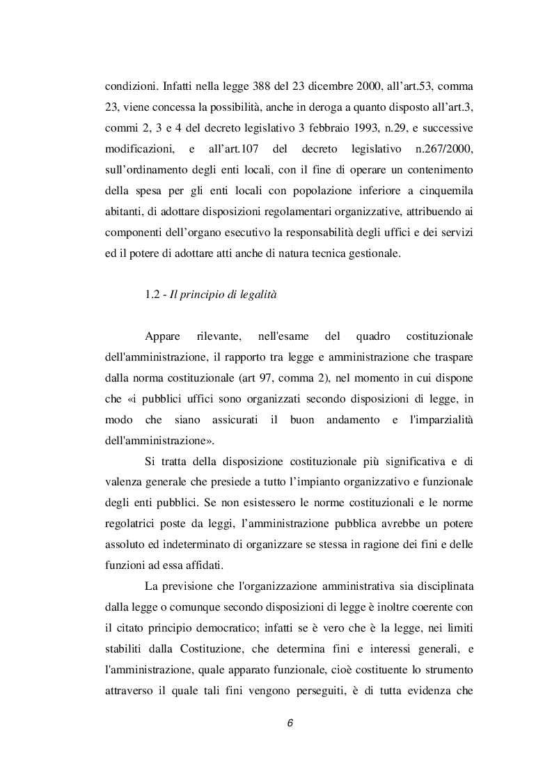 Anteprima della tesi: Discrezionalità amministrativa e tecnica. Vizi dell'atto amministrativo, Pagina 7