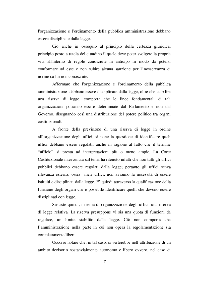 Anteprima della tesi: Discrezionalità amministrativa e tecnica. Vizi dell'atto amministrativo, Pagina 8