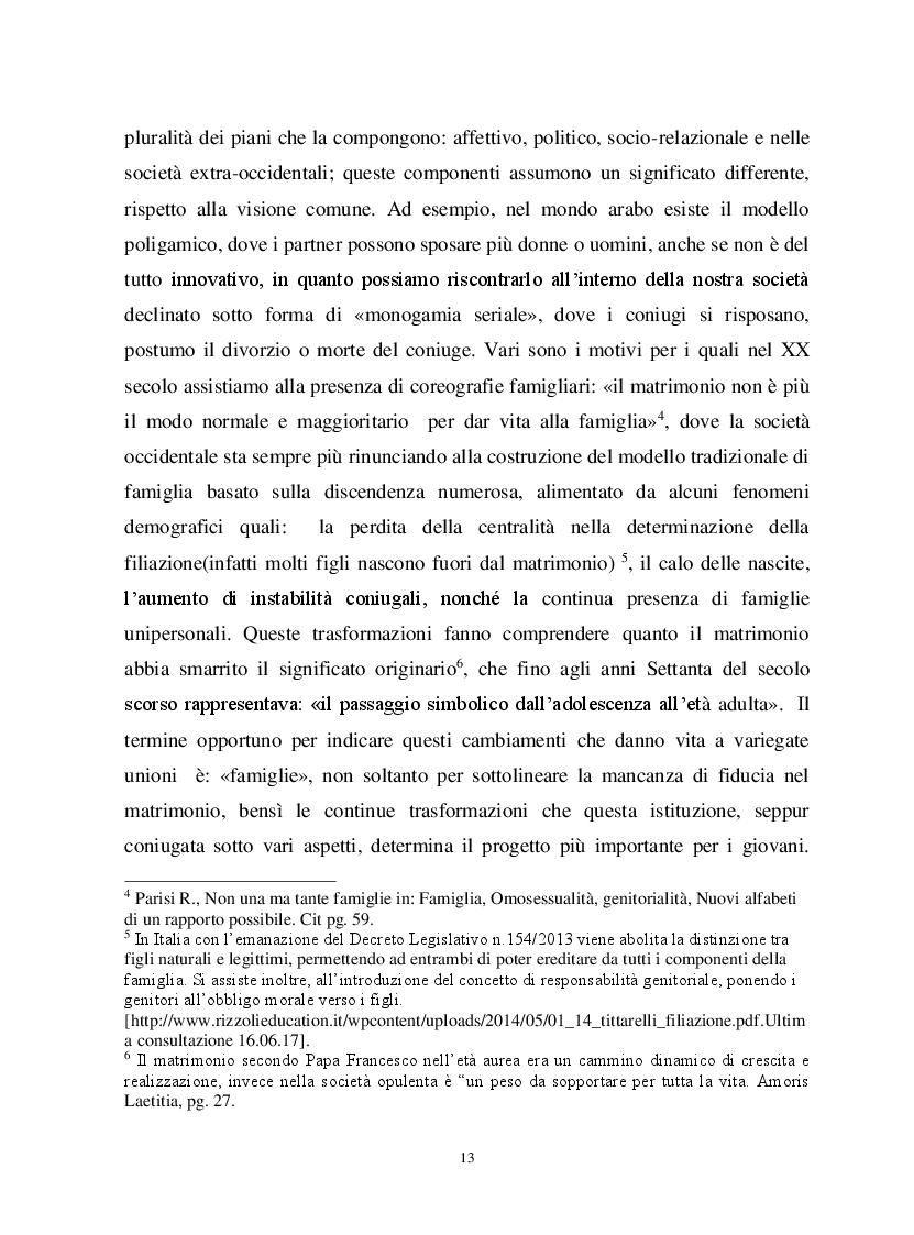 Anteprima della tesi: Io, tu ed i nostri figli. La famiglia omogenitoriale, Pagina 3