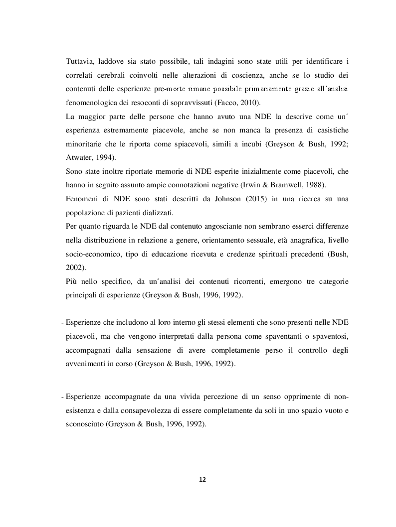 Estratto dalla tesi: Il margine con la morte. Near-death experiences: prospettive a confronto