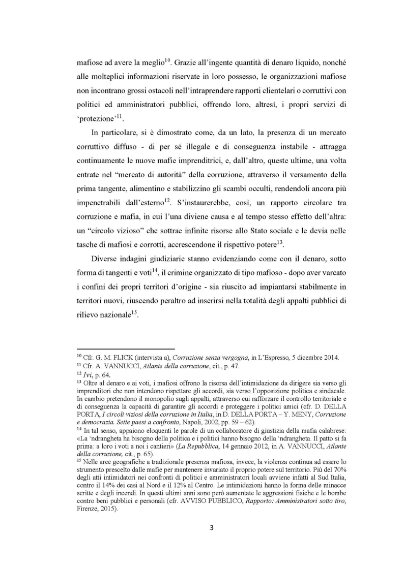 Anteprima della tesi: Evoluzione del fenomeno corruttivo e ruolo della criminalità organizzata: il caso Mafia Capitale, Pagina 4