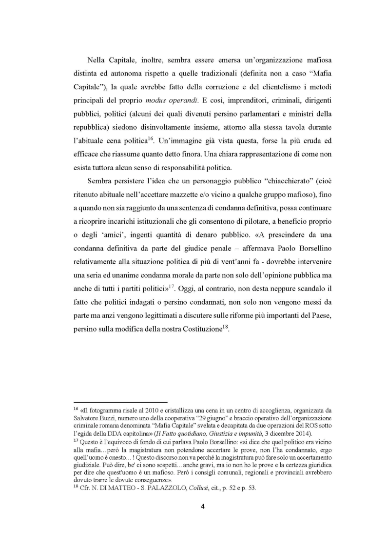 Anteprima della tesi: Evoluzione del fenomeno corruttivo e ruolo della criminalità organizzata: il caso Mafia Capitale, Pagina 5