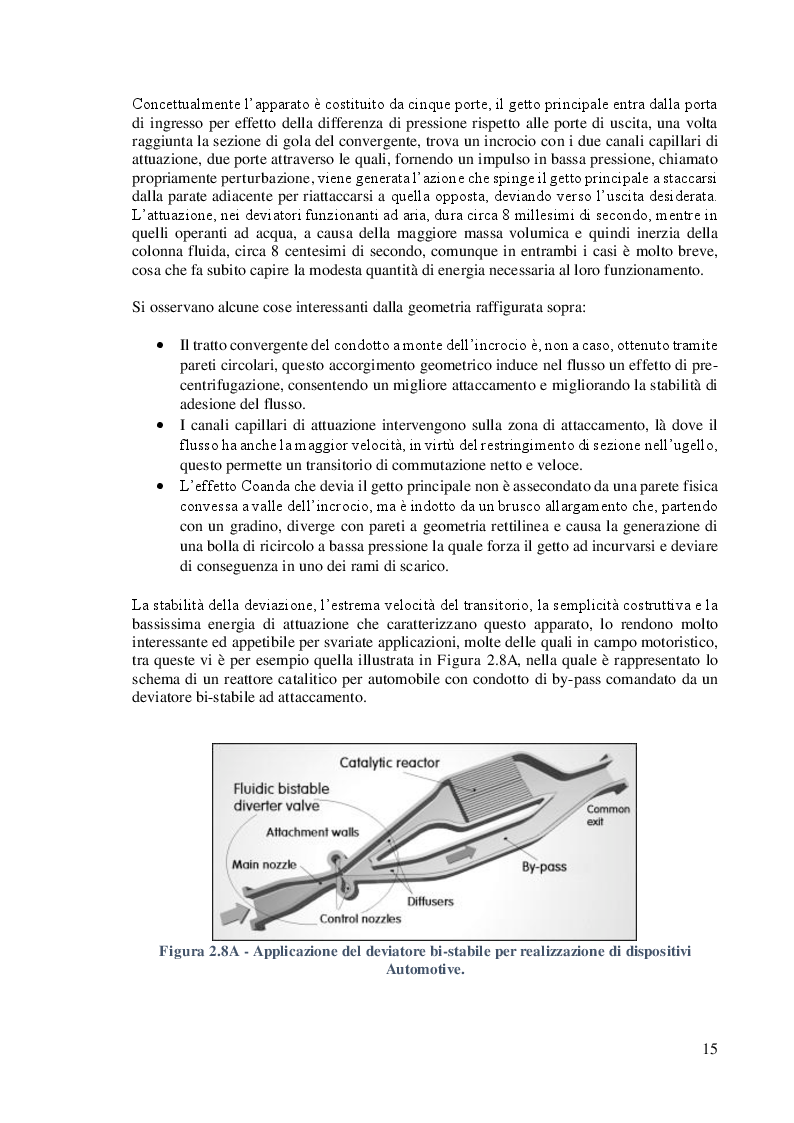 Anteprima della tesi: Studio e Caratterizzazione di una Valvola Deviatrice Innovativa ad effetto Coanda, Pagina 9
