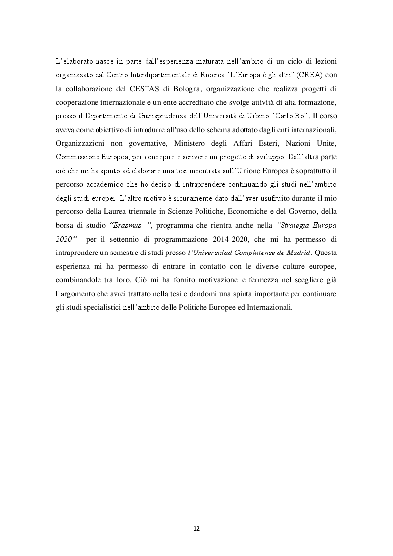 Anteprima della tesi: HORIZON 2020 – Il programma quadro per la ricerca e l'innovazione. La progettazione europea., Pagina 7