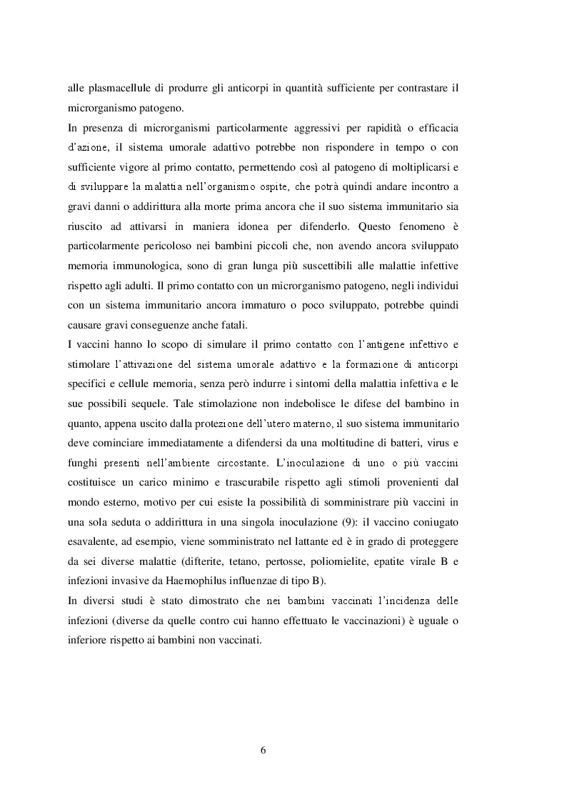 Anteprima della tesi: Il decremento della copertura vaccinale in Italia: un'indagine sulle conoscenze e la percezione dell'opinione pubblica sul tema dei vaccini, Pagina 5