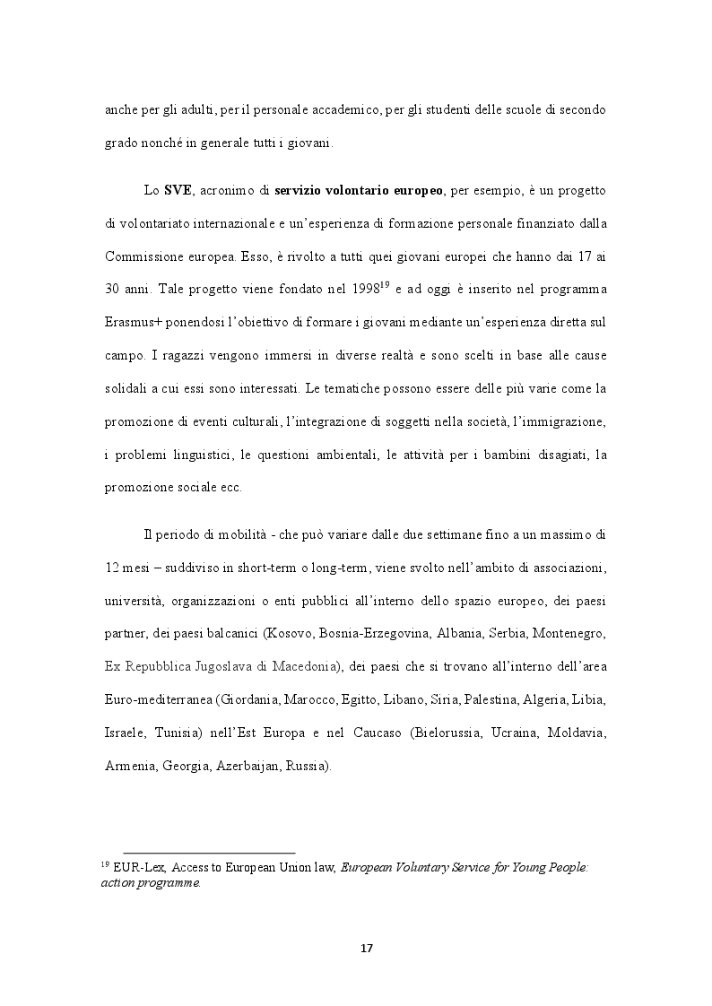 Anteprima della tesi: L'esperienza della mobilità tra i giovani europei. Studenti Erasmus in Turchia, Pagina 4