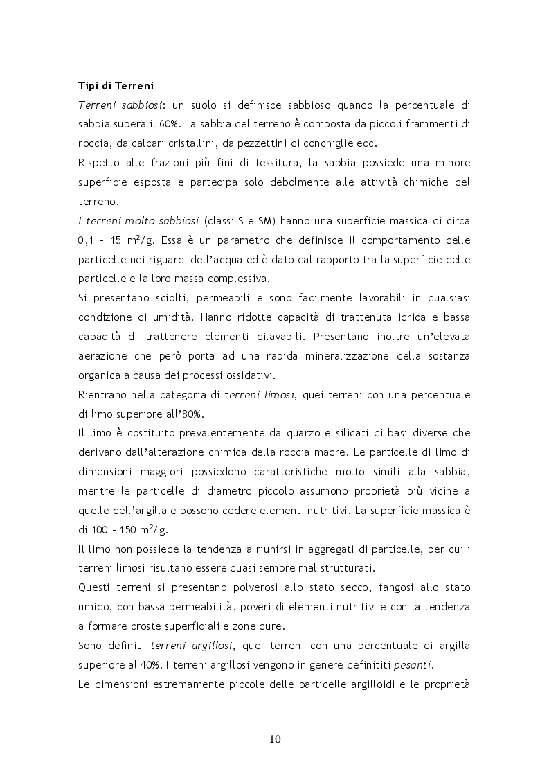 Estratto dalla tesi: Il compattamento nel vigneto in relazione al transito dei mezzi agricoli