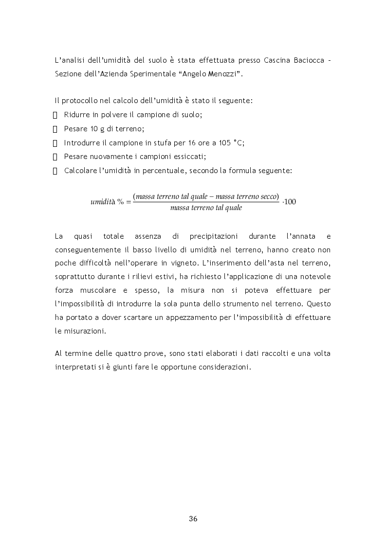 Anteprima della tesi: Il compattamento nel vigneto in relazione al transito dei mezzi agricoli, Pagina 6