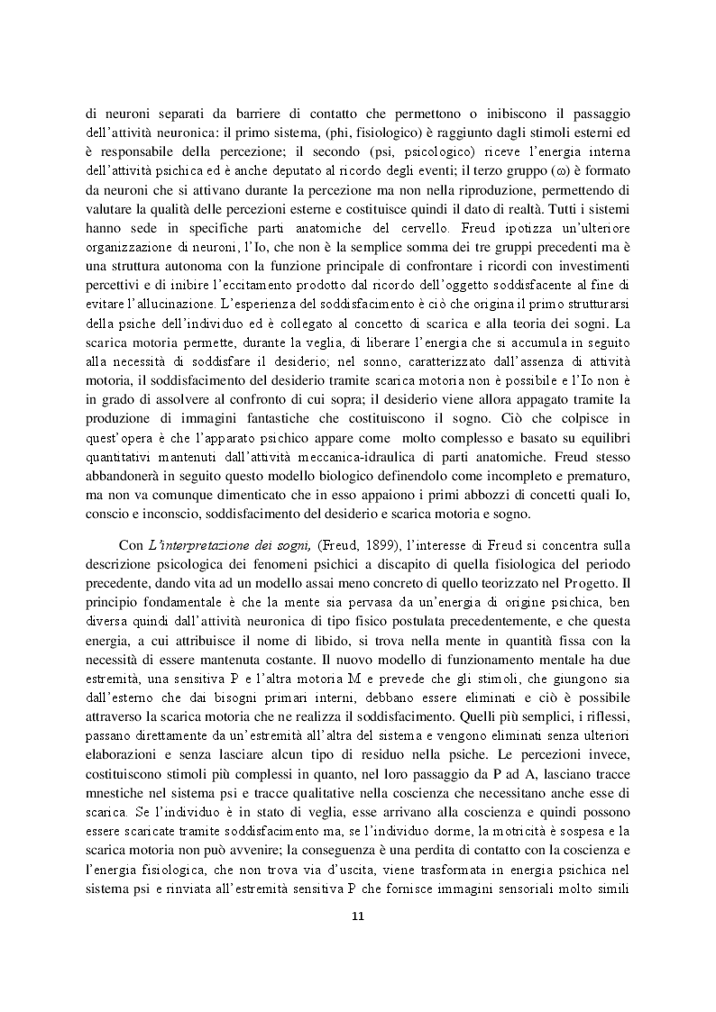 Anteprima della tesi: Sogno e campo psicoanalitico. Discussione su recenti modelli teorico-clinici, Pagina 3