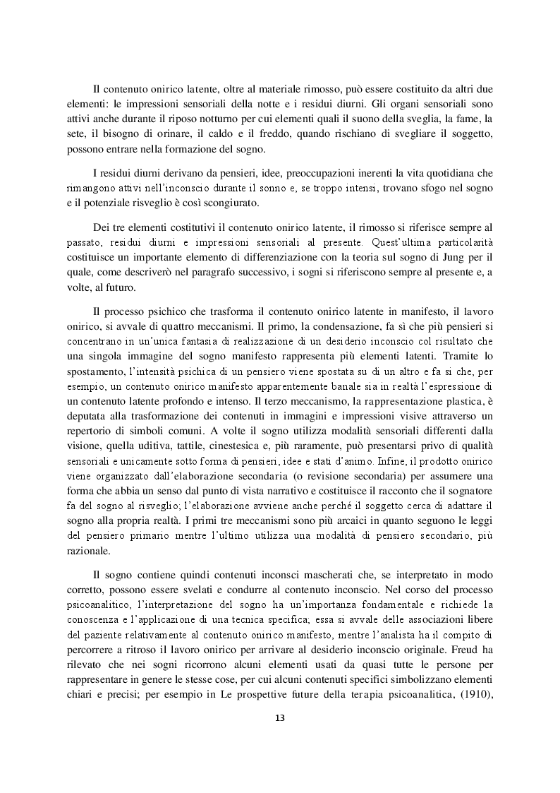 Anteprima della tesi: Sogno e campo psicoanalitico. Discussione su recenti modelli teorico-clinici, Pagina 5