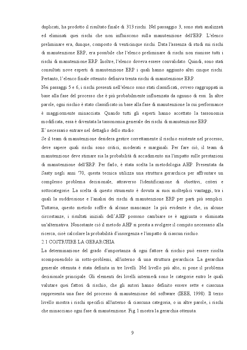 Anteprima della tesi: La manutenibilità dei software - un caso studio, Pagina 3