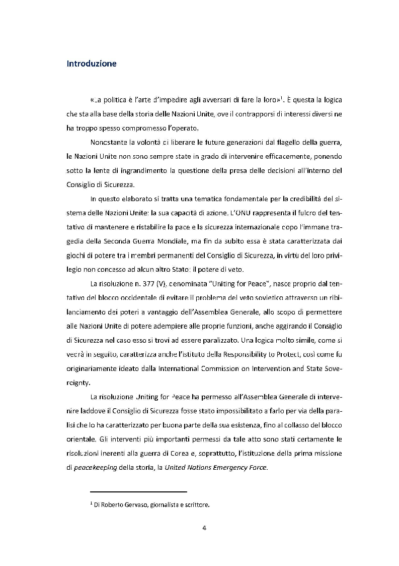 Anteprima della tesi: La risoluzione Uniting for Peace e il suo impatto sulla prassi delle Nazioni Unite, Pagina 2