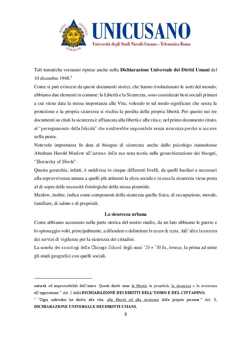 Estratto dalla tesi: Evoluzione delle metodologie di protezione dei luoghi fisici