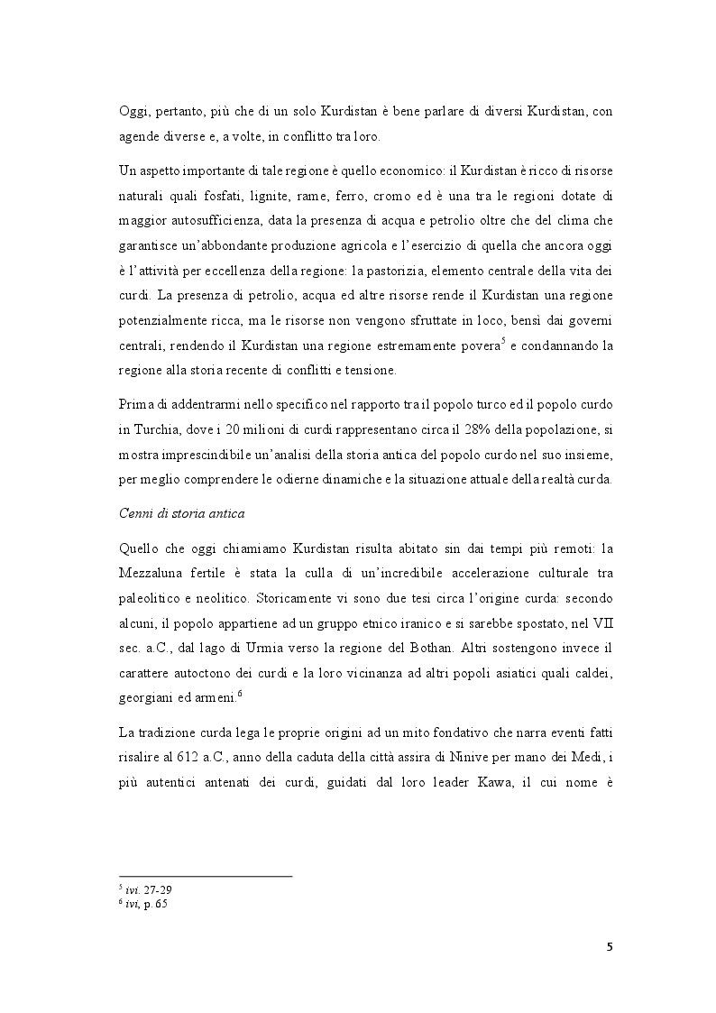 Anteprima della tesi: Educazione, odio interetnico, identità: la questione curda nel Sud-Est della Turchia, Pagina 3