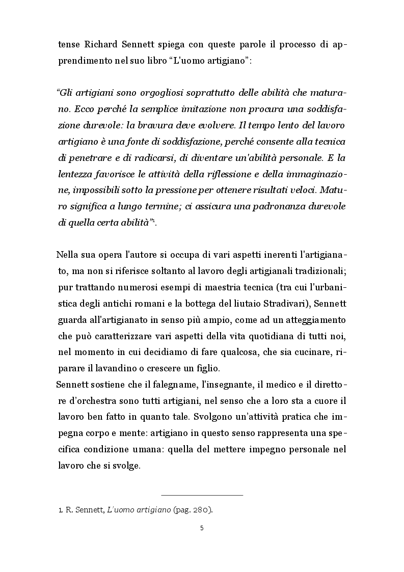 Anteprima della tesi: Artigianato 2.0 - Innovazioni produttive e commerciali degli artigiani digitali, Pagina 4