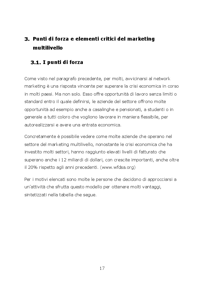 Anteprima della tesi: Network marketing nel mondo 2.0. - I social media ed il caso Pm-International, Pagina 4