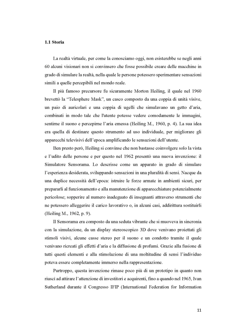 Anteprima della tesi: Una nuova prospettiva per la realtà virtuale, Pagina 7