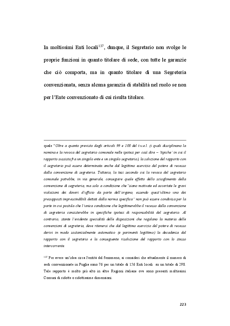 Estratto dalla tesi: Il ruolo del segretario all'interno del sistema di compliance dell'ente locale
