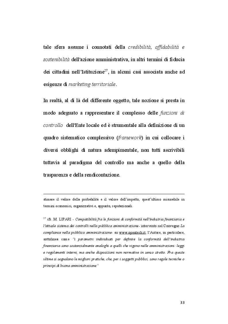 Anteprima della tesi: Il ruolo del segretario all'interno del sistema di compliance dell'ente locale, Pagina 11