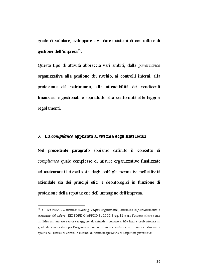 Anteprima della tesi: Il ruolo del segretario all'interno del sistema di compliance dell'ente locale, Pagina 8