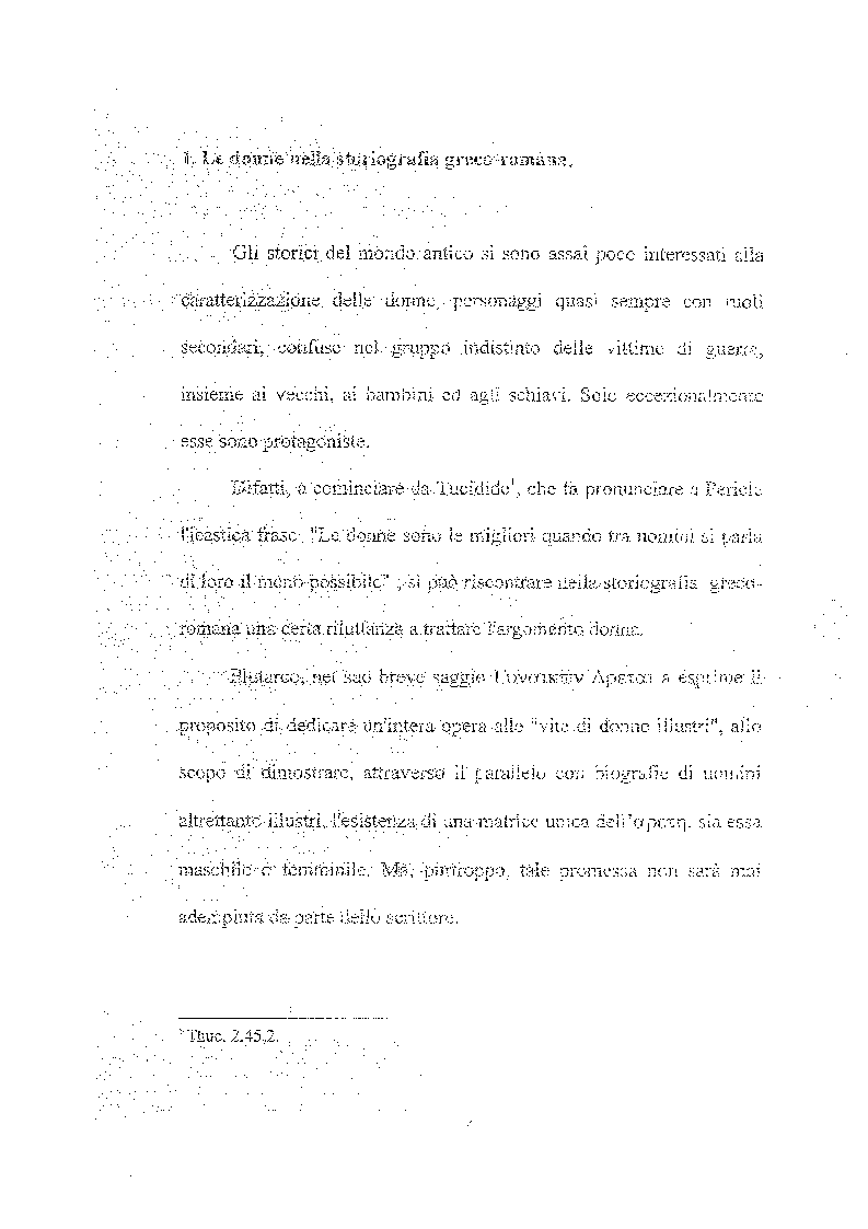 Anteprima della tesi: Femina callida semper in fraude - Le donne secondo uno storico del IV secolo, Pagina 3