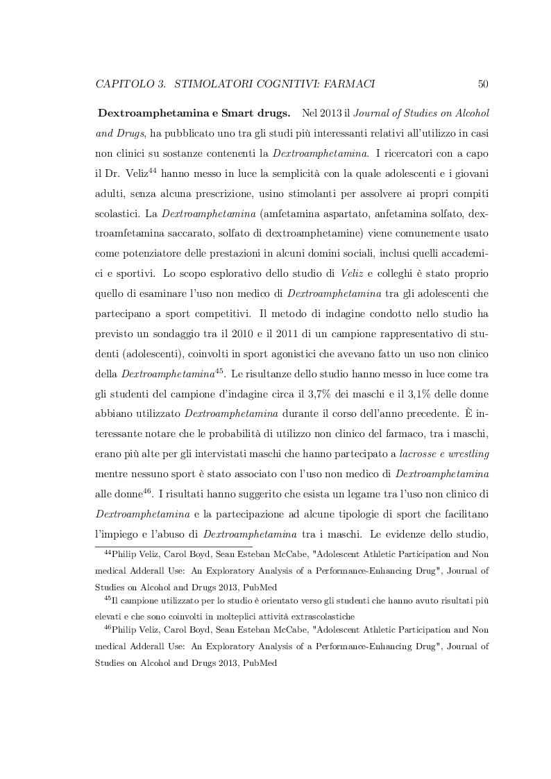 Anteprima della tesi: Smart Drugs: Stimolatori cognitivi e loro utilizzo, Pagina 7