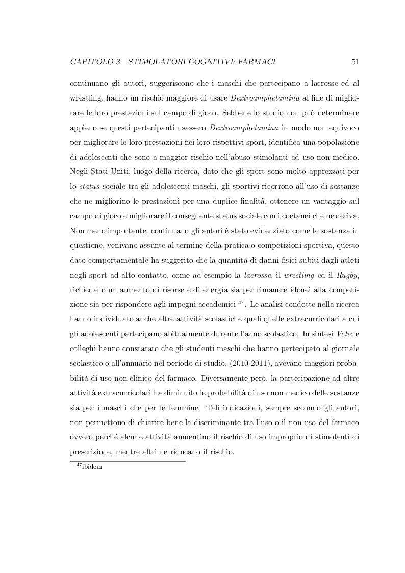 Anteprima della tesi: Smart Drugs: Stimolatori cognitivi e loro utilizzo, Pagina 8