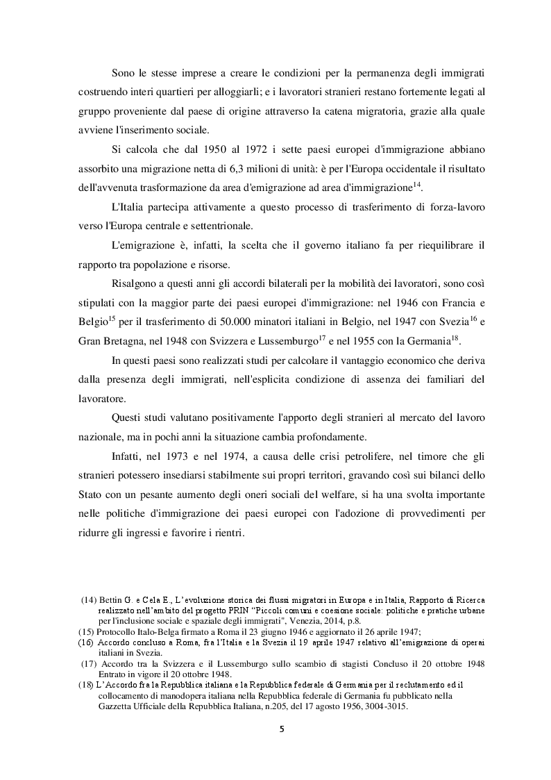 Anteprima della tesi: Il fenomeno dell'immigrazione irregolare e la salvaguardia della vita umana a mare, Pagina 6