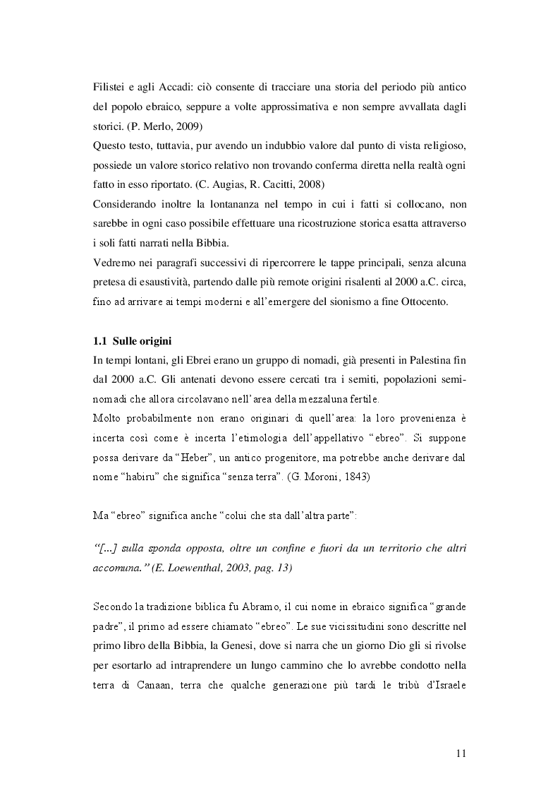 Anteprima della tesi: Fondamentalismo religioso in Israele: come una minoranza può minare le basi di uno stato democratico, Pagina 6