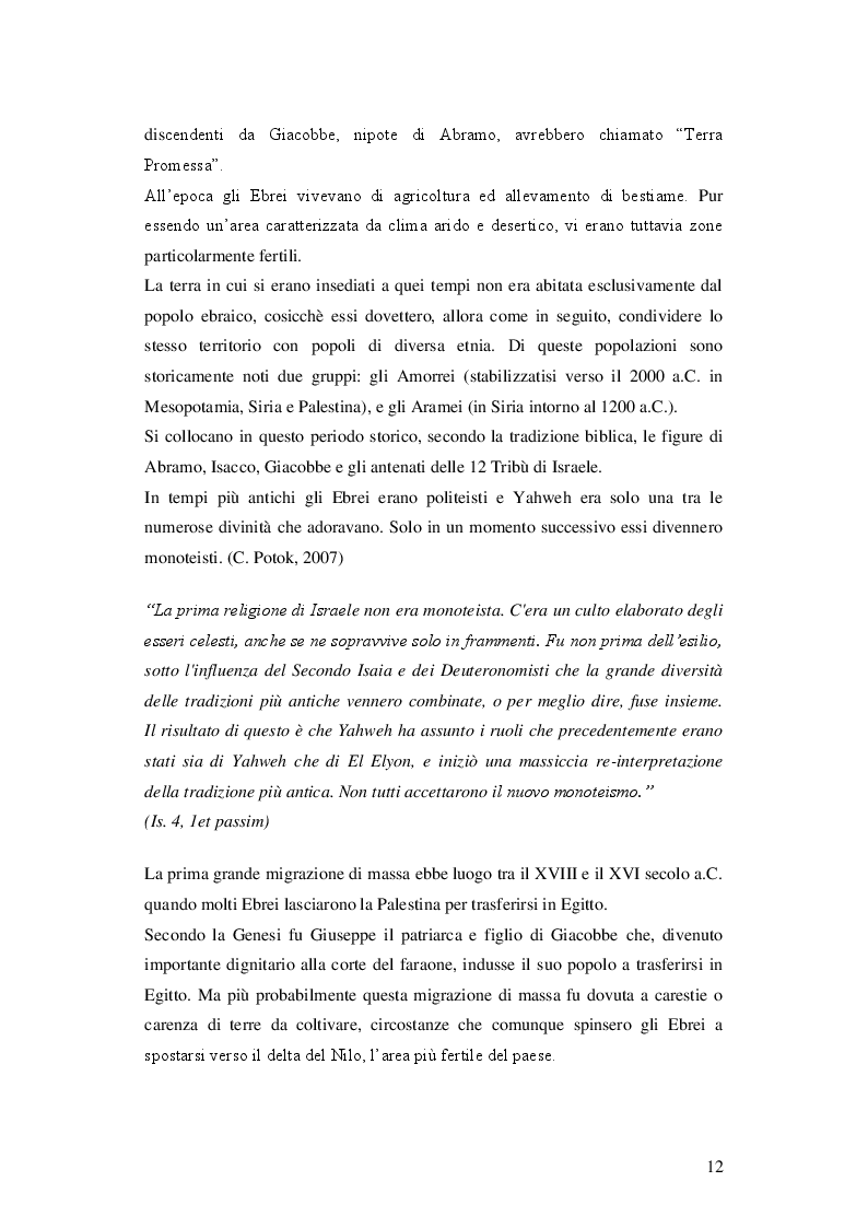 Anteprima della tesi: Fondamentalismo religioso in Israele: come una minoranza può minare le basi di uno stato democratico, Pagina 7