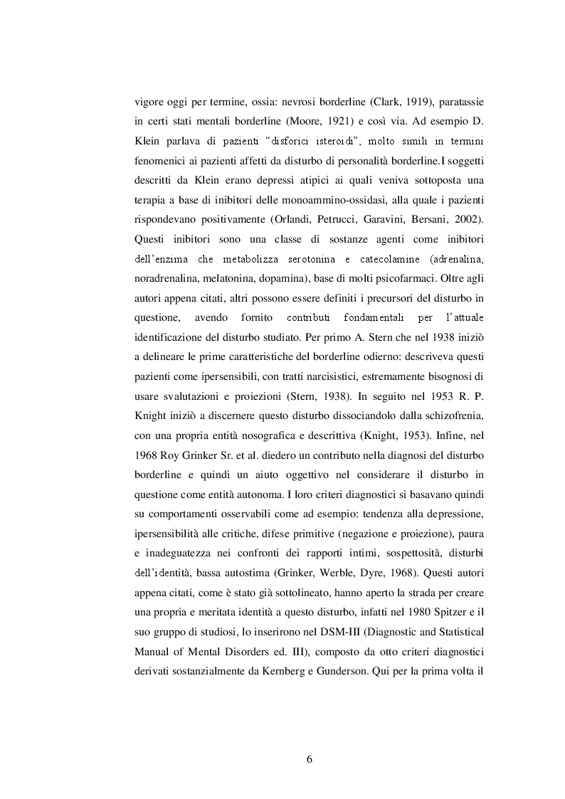 Anteprima della tesi: Basi biologiche e genetiche del disturbo borderline di personalità, Pagina 4