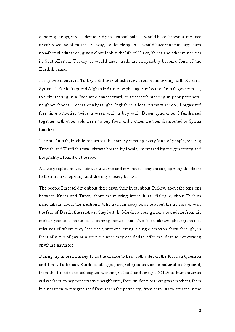 Anteprima della tesi: Education, Interethnic Hatred, Identity: the Kurdish Question in South-Eastern Turkey, Pagina 3