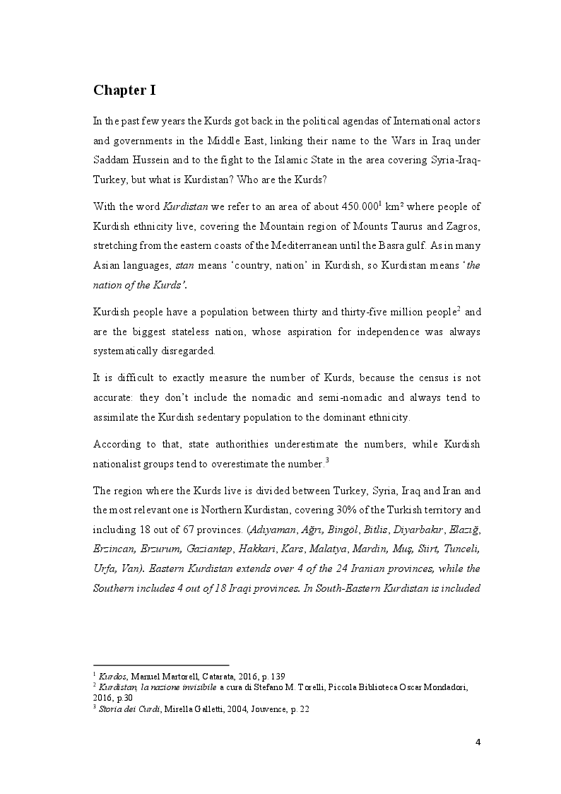 Anteprima della tesi: Education, Interethnic Hatred, Identity: the Kurdish Question in South-Eastern Turkey, Pagina 5