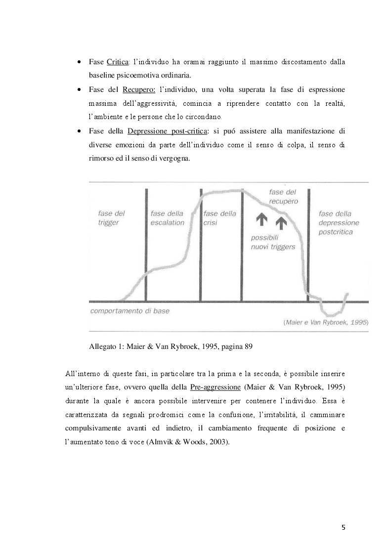 Anteprima della tesi: Aggressività ed esplosione di violenza in pronto soccorso: revisione narrativa della letteratura per identificare fattori di rischio e strumenti di prevenzione, Pagina 5