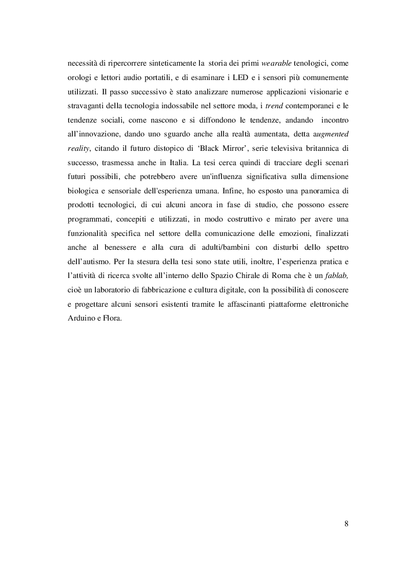 Anteprima della tesi: Come le tecnologie indossabili stanno modificando il nostro stile di vita presente e futuro: dal fashion tech al sociale, Pagina 3