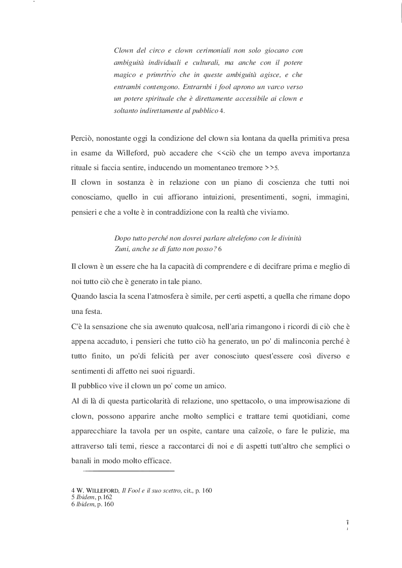 Anteprima della tesi: Il clown e l'attore, Pagina 5