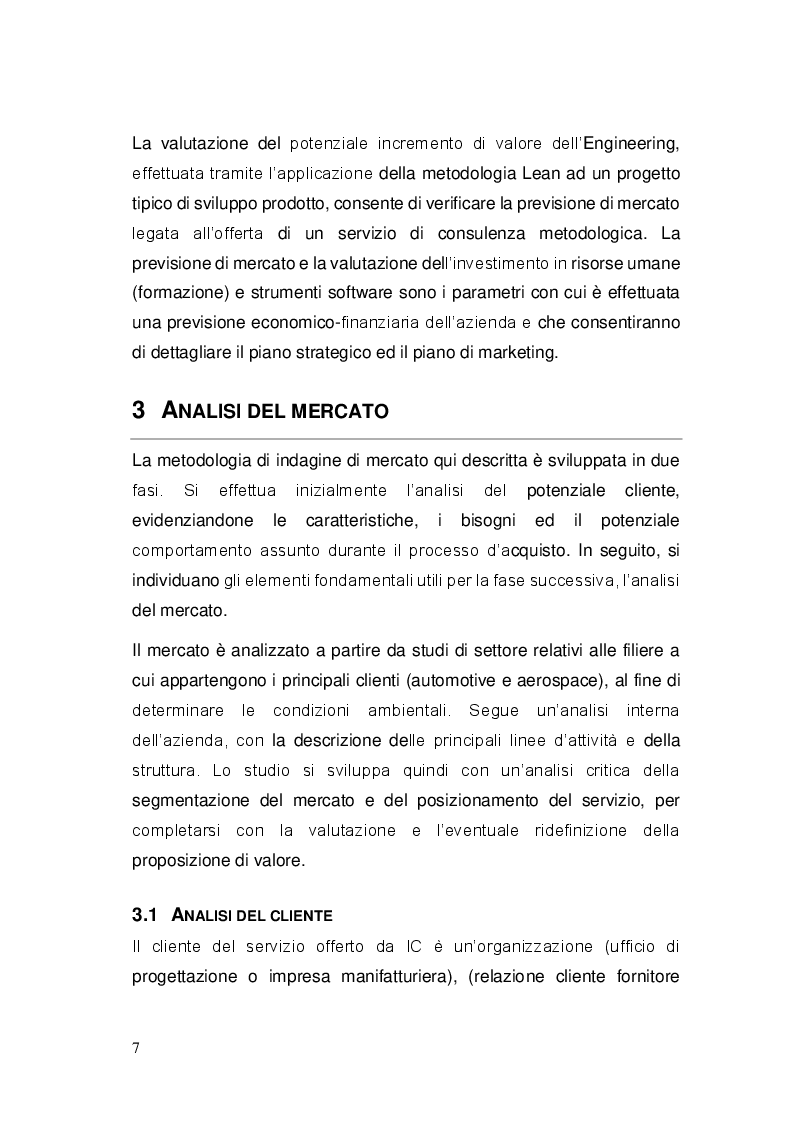 Anteprima della tesi: Sviluppo ed implementazione di una metodologia di gestione progetti ed attività di ingegneria, basata sul concetto di “Lean Engineering”, Pagina 5