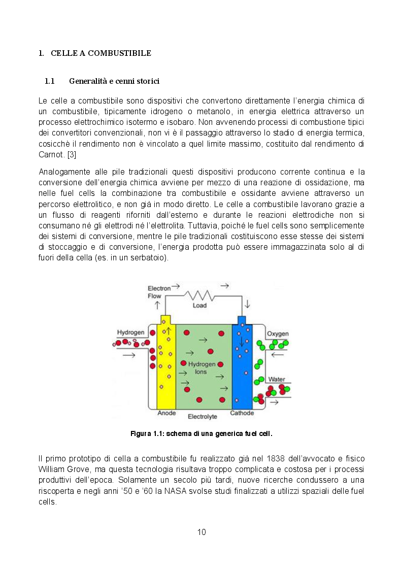 Anteprima della tesi: Analisi sperimentale di una cella a combustibile passiva alimentata a metanolo diretto, Pagina 5