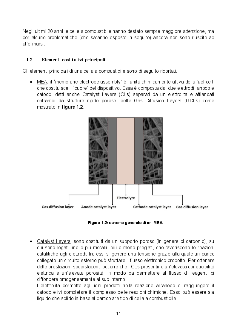 Anteprima della tesi: Analisi sperimentale di una cella a combustibile passiva alimentata a metanolo diretto, Pagina 6