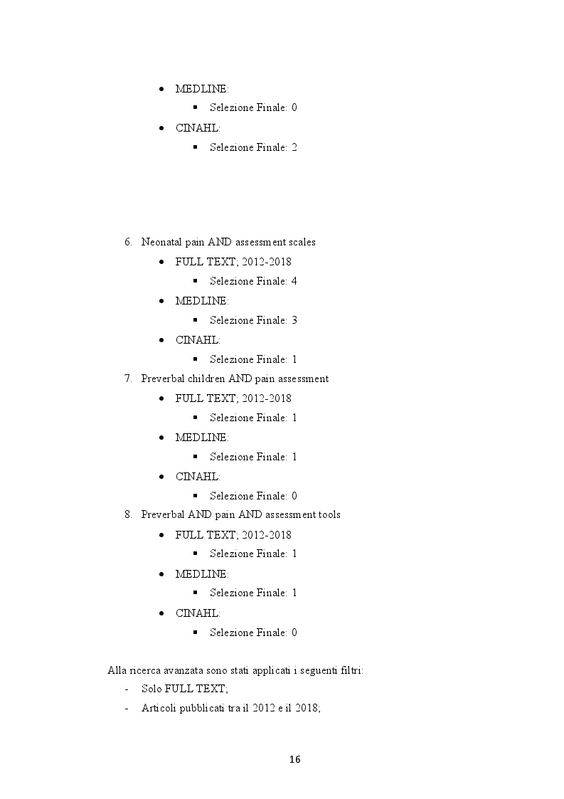 Anteprima della tesi: Assessment Infermieristico: La rilevazione del dolore nella popolazione in età preverbale, Pagina 4