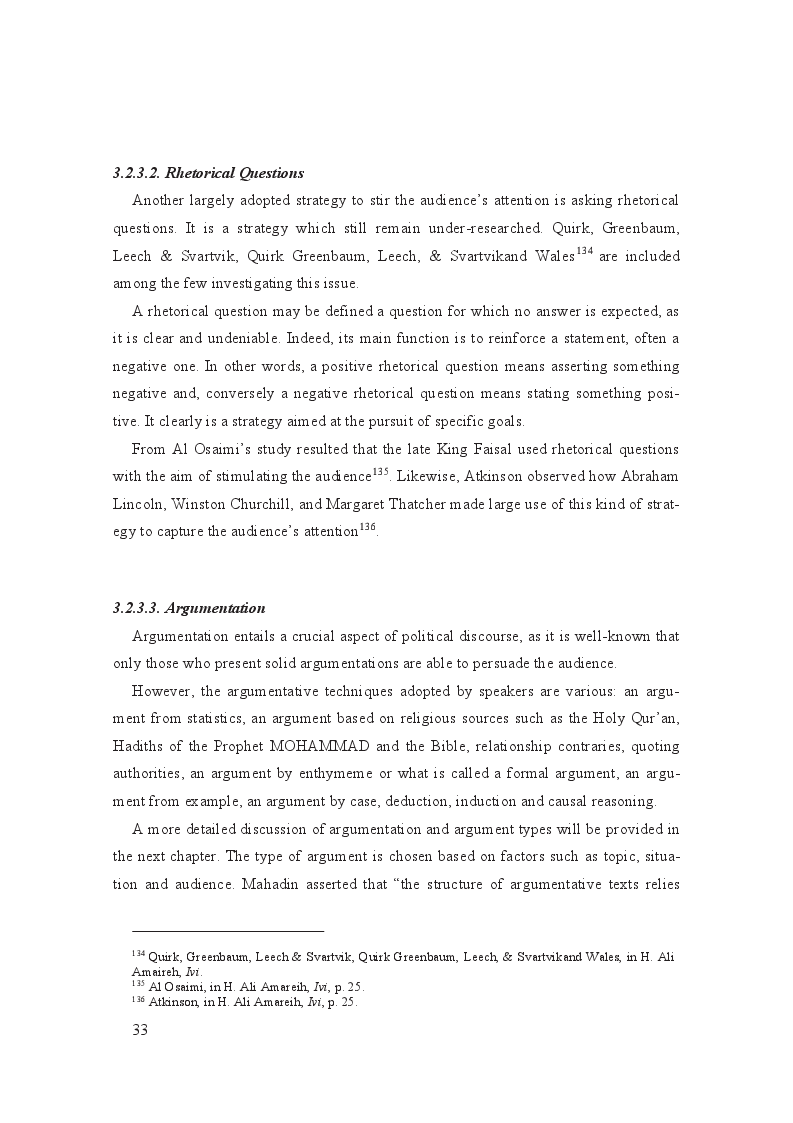 Anteprima della tesi: Linguistic and cultural background influence on the speaker's rhetoric: a comparative case study of the English speeches of Queen Rania and Queen Noor of Jordan, Pagina 5
