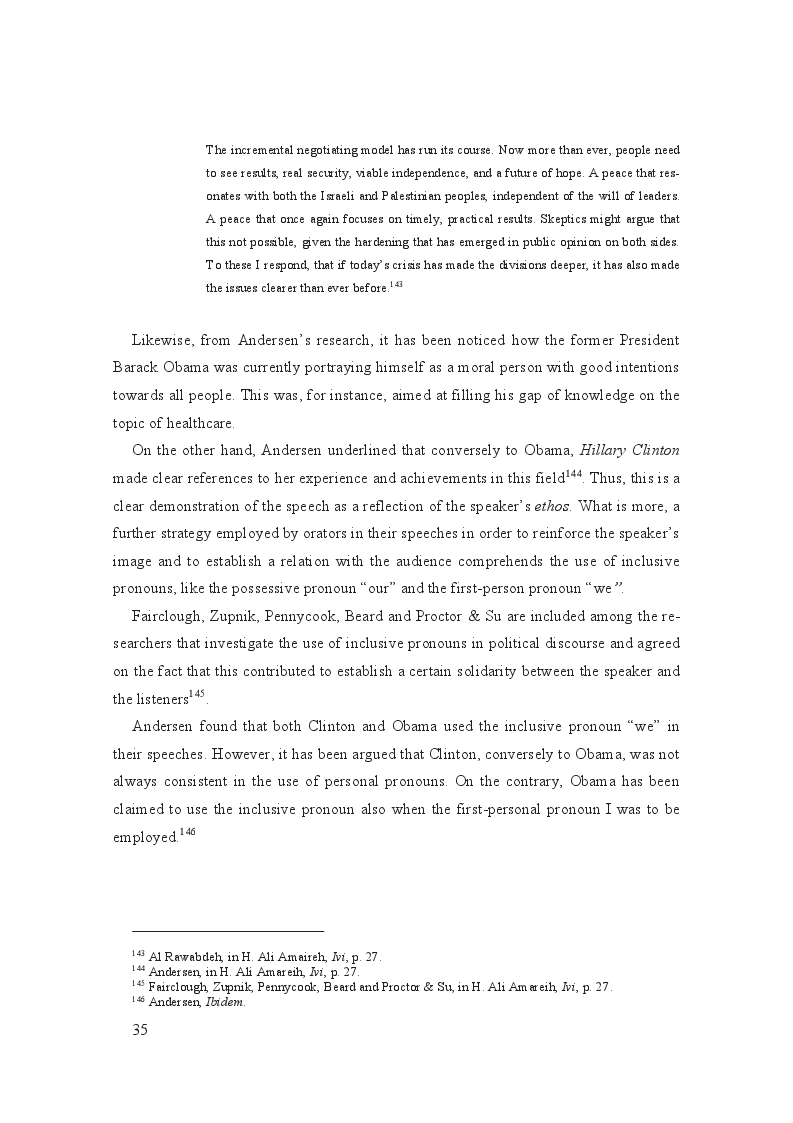 Anteprima della tesi: Linguistic and cultural background influence on the speaker's rhetoric: a comparative case study of the English speeches of Queen Rania and Queen Noor of Jordan, Pagina 7