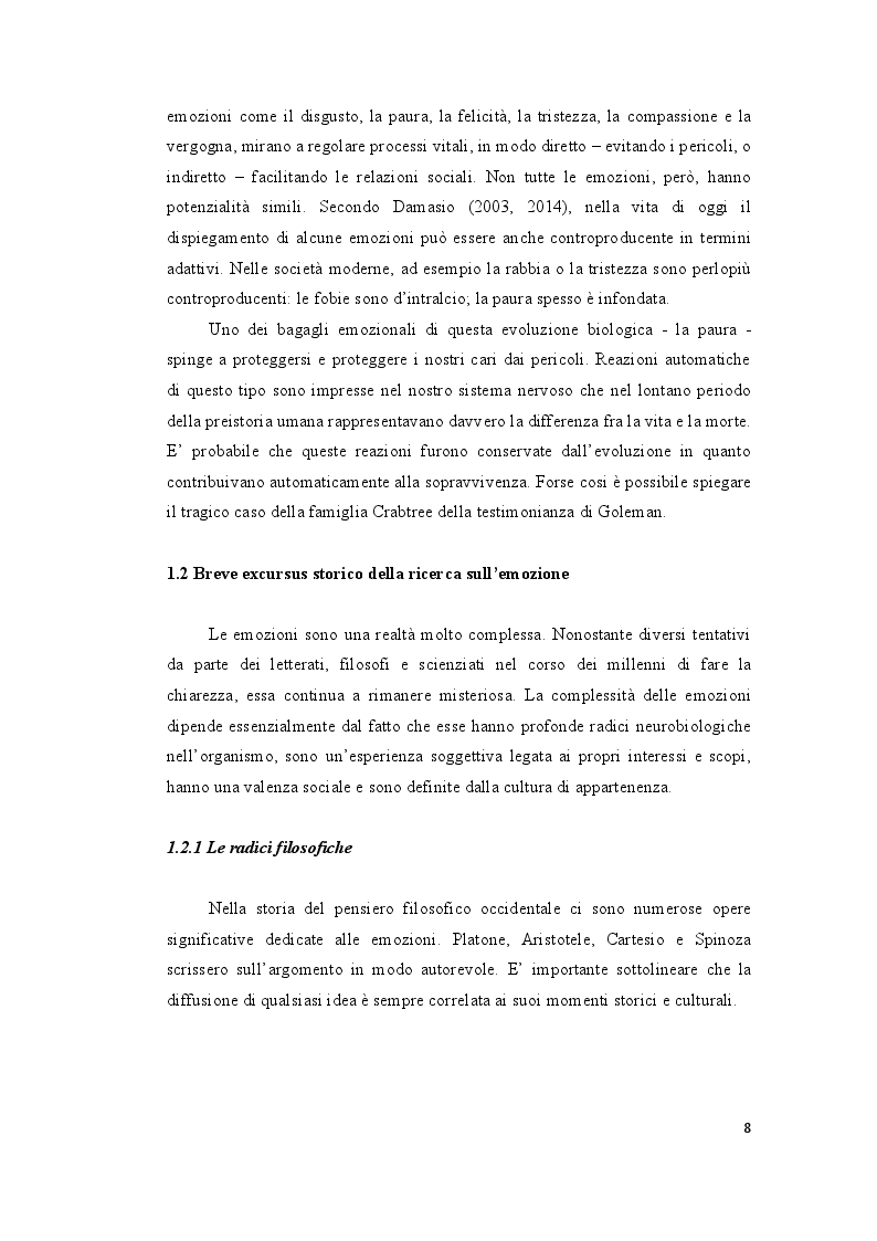 Anteprima della tesi: Le ''Emozioni'' di Lev Vigotskij, Pagina 8