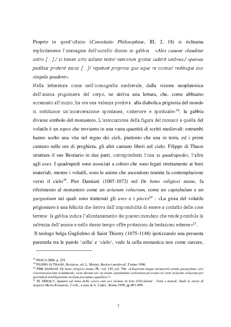 Anteprima della tesi: Il tema iconografico della ''Cavea cum ave inclusa'' a Roma e nel Lazio tra XII e XIII secolo, Pagina 7