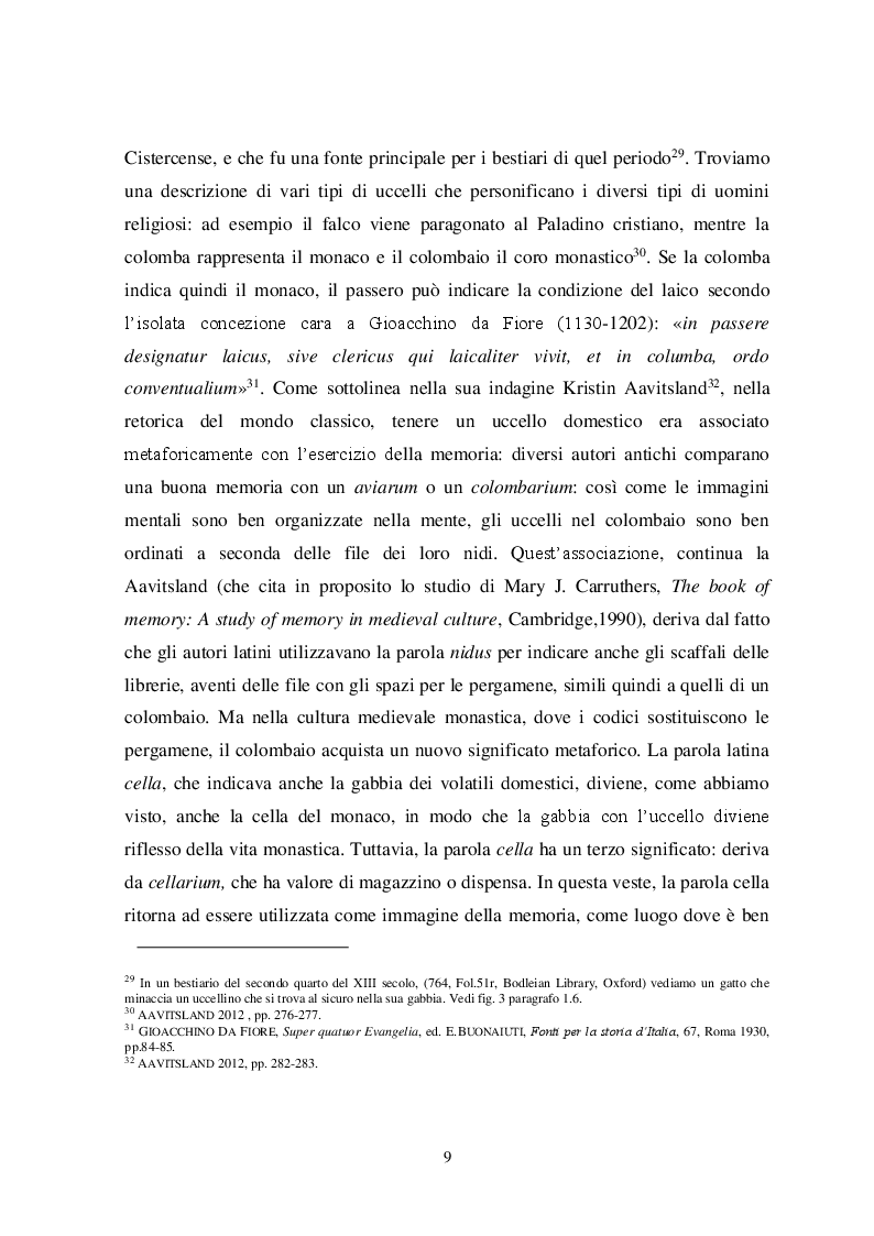 Anteprima della tesi: Il tema iconografico della ''Cavea cum ave inclusa'' a Roma e nel Lazio tra XII e XIII secolo, Pagina 9